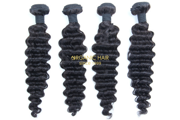 Cheap brazilian deep wave hair extensions for short hair 